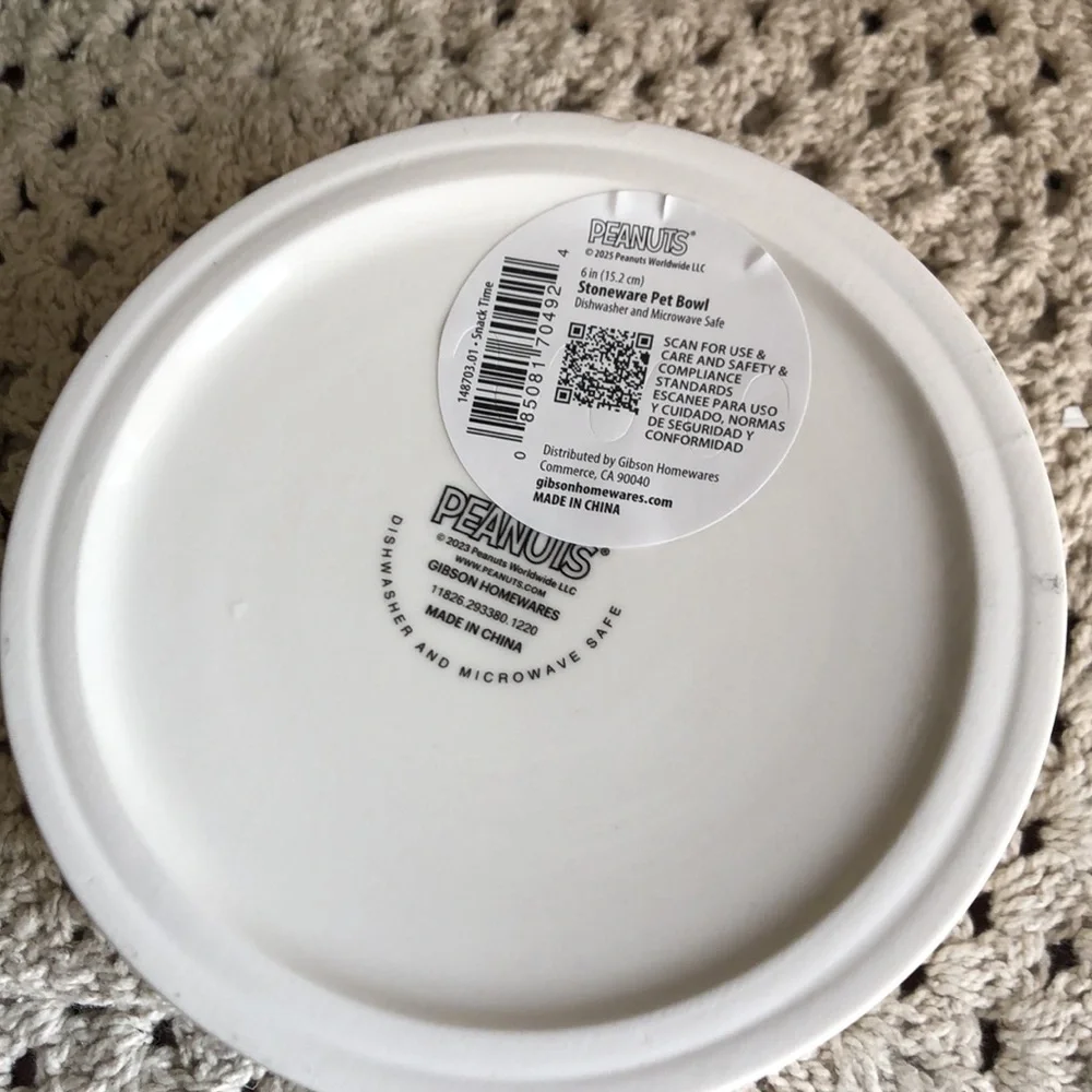 Peanuts Character Ceramic PET Bowl